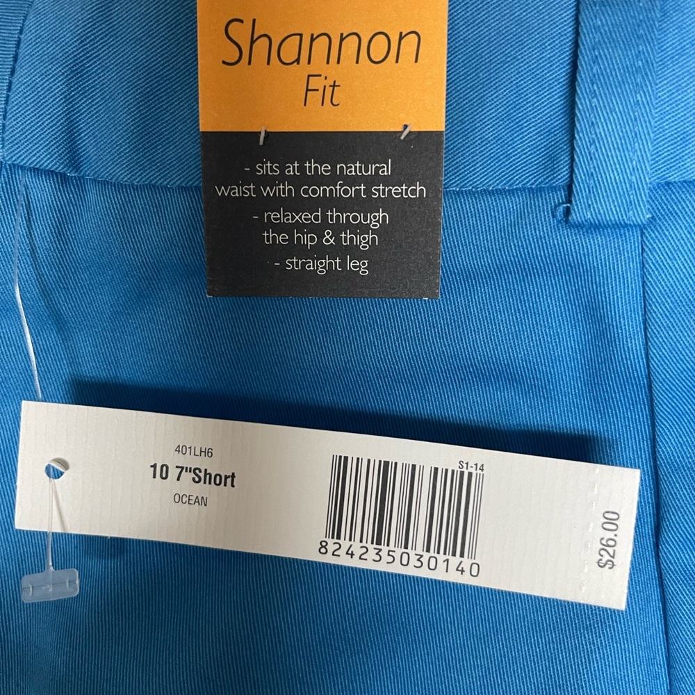 Kim Rogers 2 Pocket Bright Blue High Waisted Shorts - Picture 4 of 9